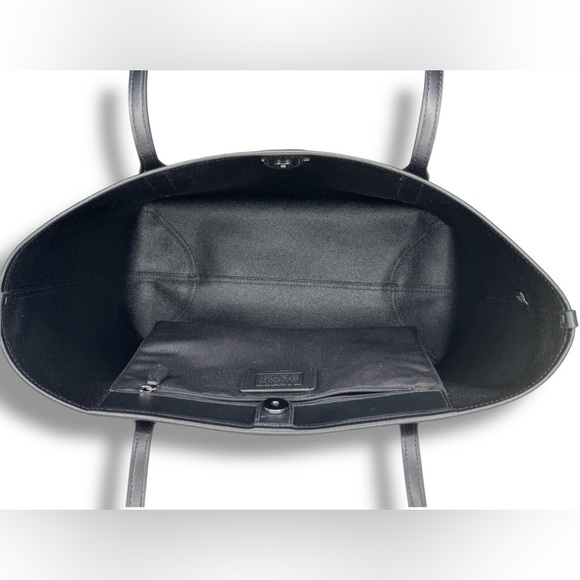 NWOT COACH City Tote Bag In Signature Canvas Gunmetal/Charcoal/Black - Picture 10 of 13